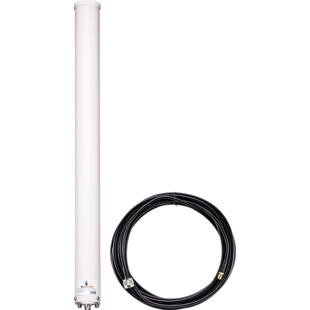 BLACKHAWK Omni High Gain 698-2700 6Dbi Blackhawk Antenna & 10M Cable