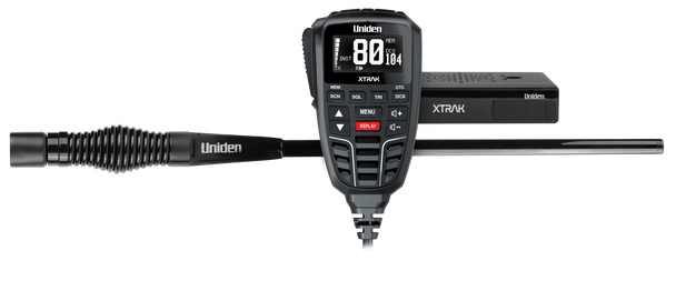 Uniden Smart UHF Radio w/ Large OLED Display & ATX890S Antenna Adventure Pack