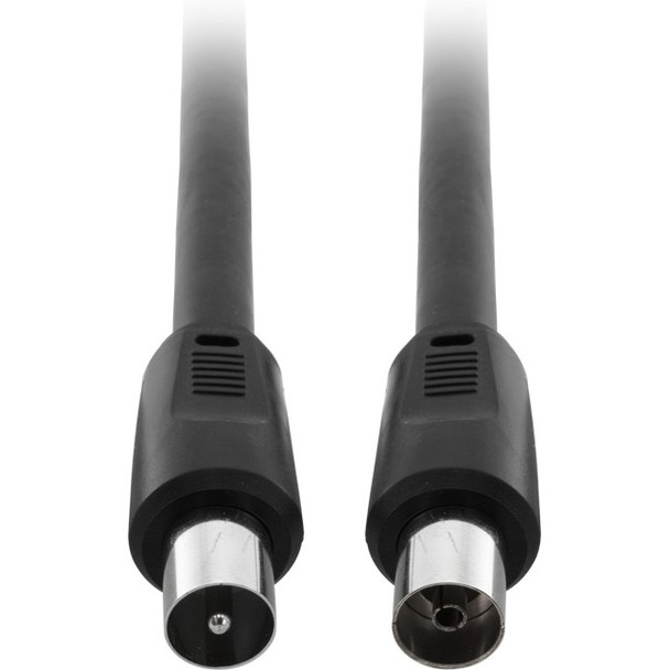 PRO2 2M Rg59Quad Tv Extension Lead Pal Plug To Pal Socket - Black