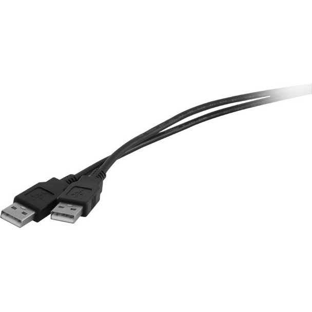 LC7189 2M USB-A Male PLUG TO USB-A PLUG LEAD USB2.0 - BLACK
