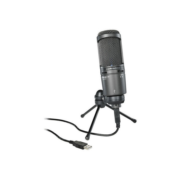 CONDENSER MICROPHONE WITH USB OUTPUT - AUDIO TECHNICA AT2020USB+