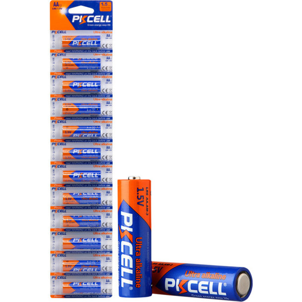 PKCELL 1.5V Ultra Alkaline Aa Battery 12Pk Lr6 Ultra Digital