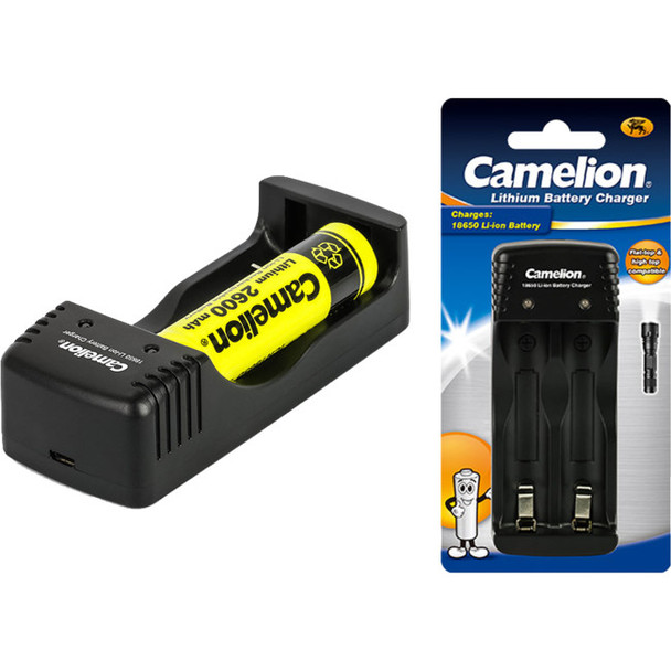 CAMELION Usb Charger For 18650 Battery Li-Ion Only Camelion