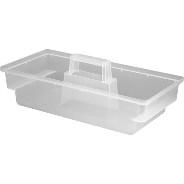 FISCHER PLASTIC Clear Plastic Carry Caddy Large Fischer