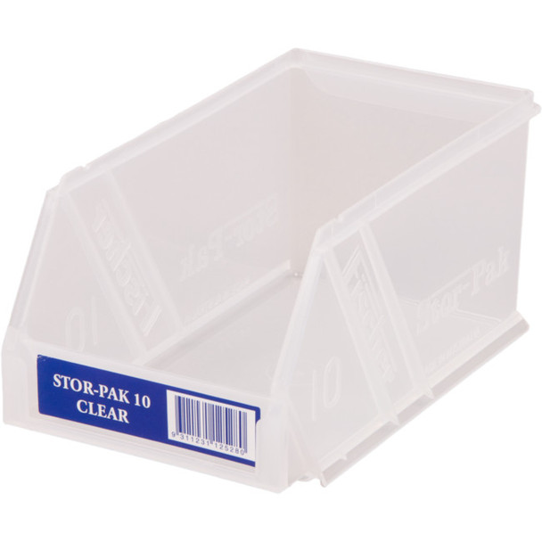 FISCHER PLASTIC Small Storage Drawer Clear Stor-Pak Containers