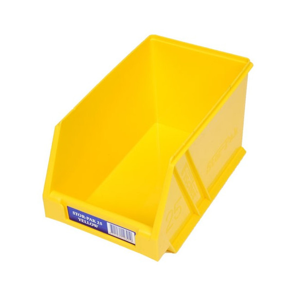 FISCHER PLASTIC Regular Storage Drawer Yellow Stor-Pak Containers