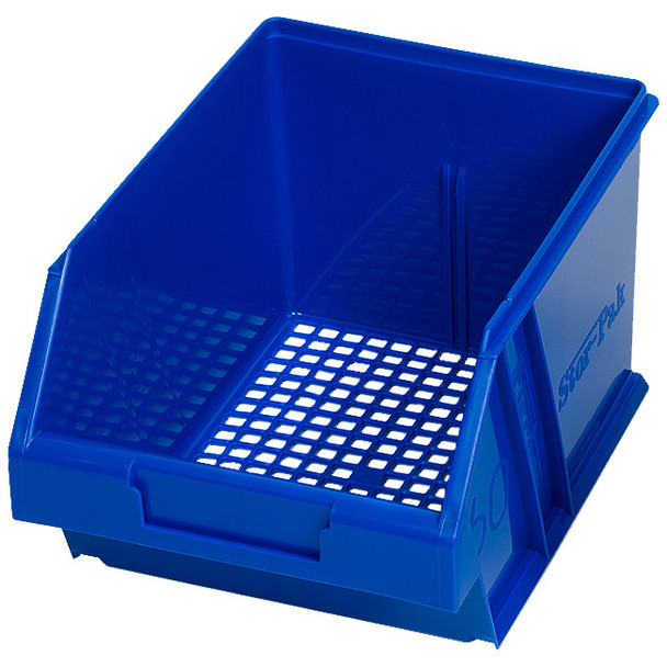 FISCHER PLASTIC Medium Parts Drawer Blue Mesh Bottom