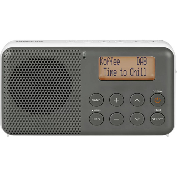 SANGEAN Dab+ / Fm-Rds / Travel Radio Rechargeable Compact Portable
