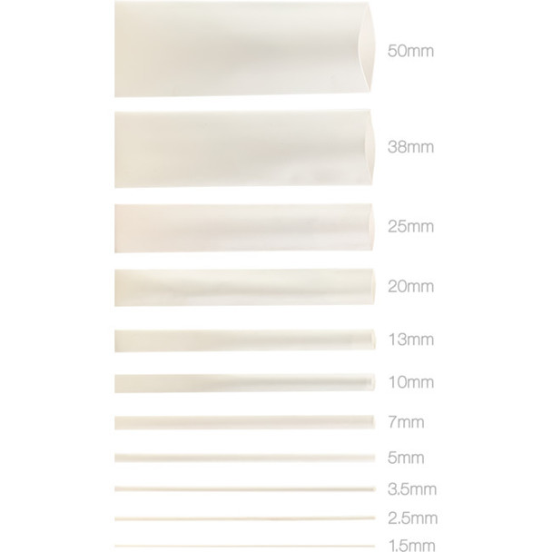 1.5Mmx1.2M Heat Shrink - White Hswt135