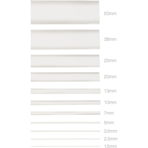 25Mmx1.2M Heat Shrink - Clear Hscl135