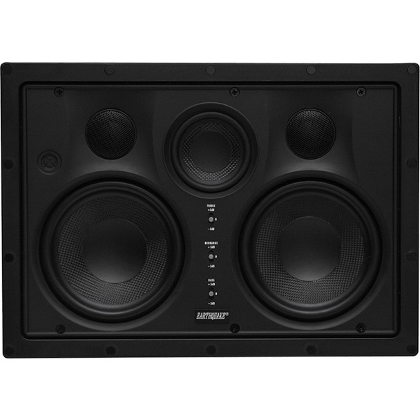 EARTHQUAKE 5.25" Edgeless Inwall Speaker 3 Way Lcr 350W Sold As Single