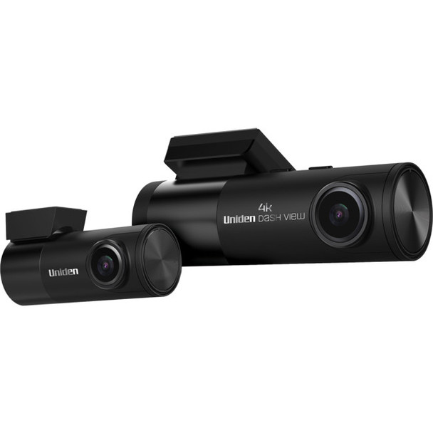 UNIDEN 4K Smart Dash Cam With Fhd Rear Camera 64Gb Micro Sd Wi-Fi Sony Starvis Sensor