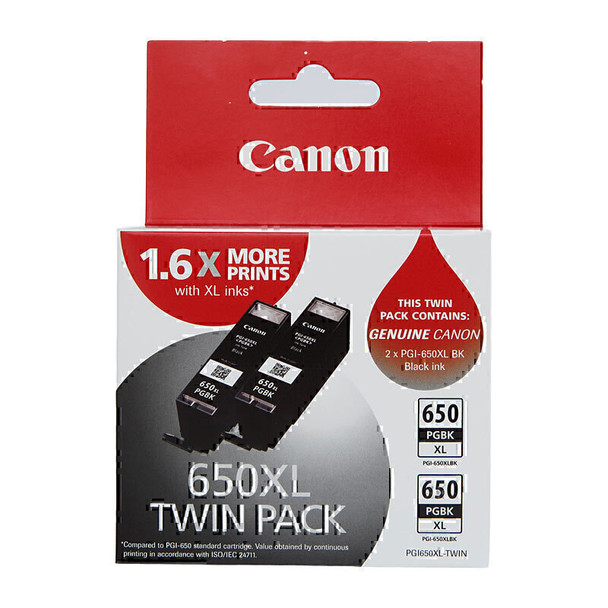 Canon PGI650XL Blk Ink Twin Pk