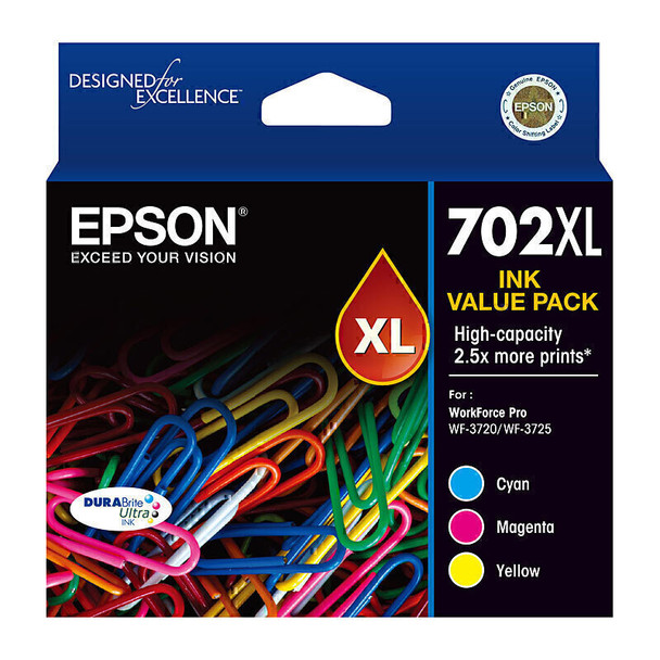 Epson 702XL CMY Ink Pack Epson 702XL CMY Ink Pack