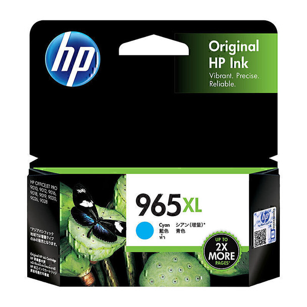 HP #965XL Cyan Ink 3JA81AA HP #965XL Cyan Ink 3JA81AA