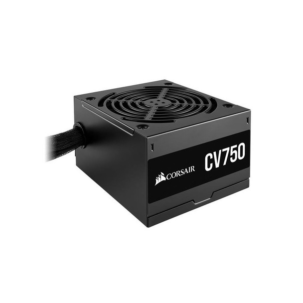 Corsair 750W CV Series CV750, 80 PLUS Bronze Certified, Up to 88% Efficiency,  Compact 125mm design easy fit and airflow, ATX, PSU (LS)