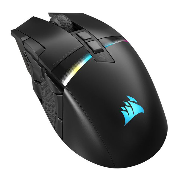 CORSAIR DARKSTAR WIRELESS MMO/MOBA ICUE, 15 Programmable buttons, Sub 1ms Slipstream. Gaming Mousee.