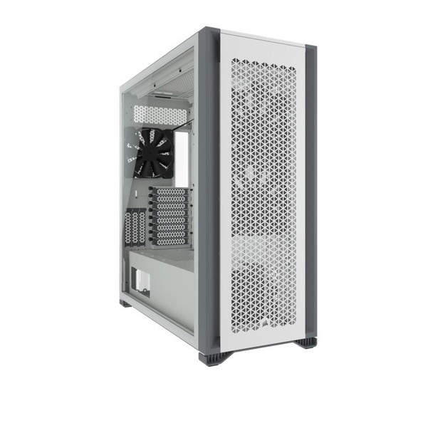 Corsair Obsidian 7000D AF Tempered Glass Mini-ITX, M-ATX, ATX, E-ATX Tower Case, USB 3.1 Type C, 10x 2.5', 6x 3.5' HDD. White