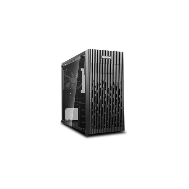 DeepCool MATREXX 30 Full Tempered Glass Side Panel M-ATX Case, 1x 120mm Black Fan, Graphics Card Up To 250mm