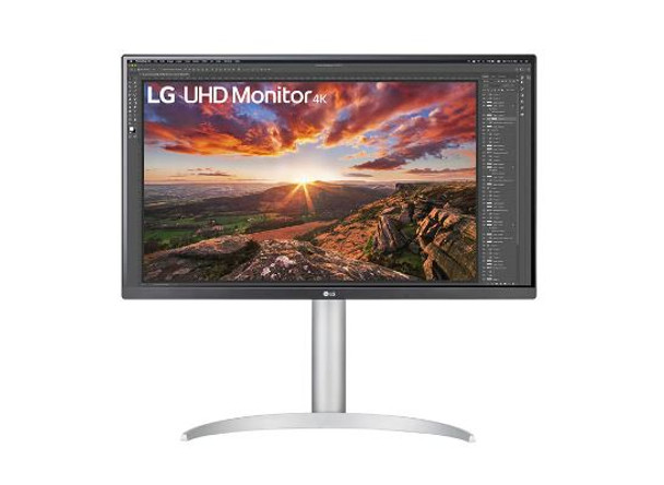 LG 27' IPS 5ms 4K UHD HDR400 FreeSync 3-Side Borderless Monitor w/ArcLine HAS - HDMI,DP, USB Type-C, Speaker, VESA 100mm, Height Adjustable