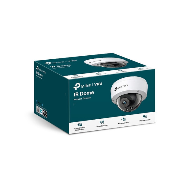 TP-Link VIGI 2MP C220I(2.8mm) IR Dome Network Camera, 2.8mm Lens, Smart Detectio, 2YWT (LD)
