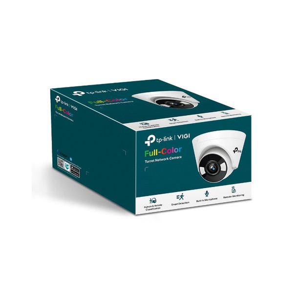 TP-Link VIGI 3MP C430(4mm) Full-Colour Turret Network Camera, 4mm Lens,Smart Detection,Smart IR,WDR,3D DNR 2YW (LD)
