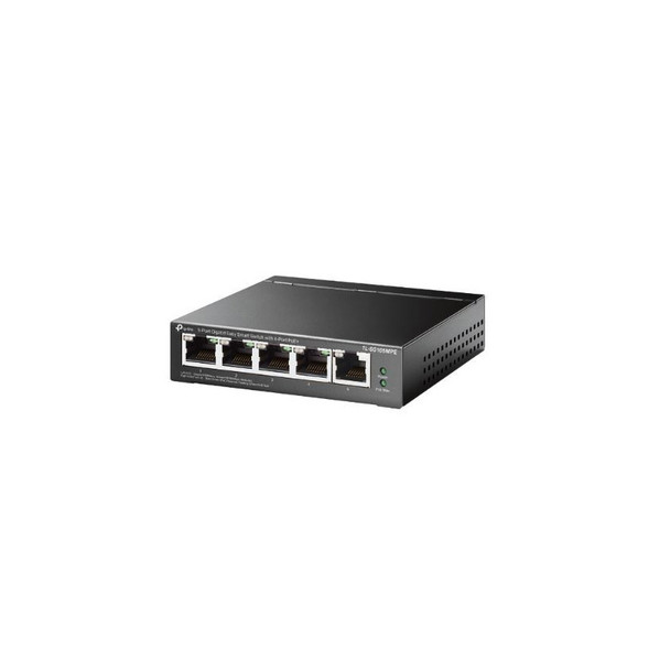 TP-Link TL-SG105MPE 5-Port Gigabit Easy Smart Switch with 4-Port PoE+  Omada