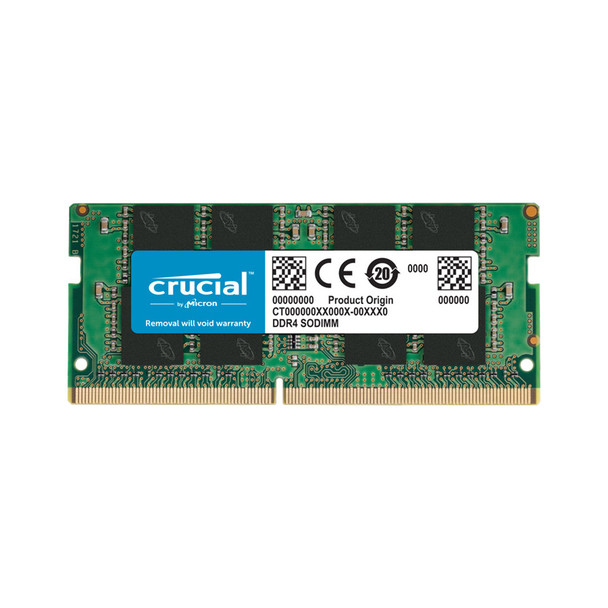Crucial 16GB (1x16GB) DDR4 SODIMM 3200MHz CL22 1.2V Notebook Laptop Memory RAM