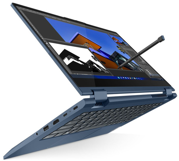 LENOVO ThinkBook 14S Yoga 14' FHD TOUCH Intel i5-1235U 16GB 512GB SSDWIN11 DG 10 PRO Iris Xe Graphics WIFI6E Fingerprint Pen Flip 1YR Onsite WTY 1.5kg