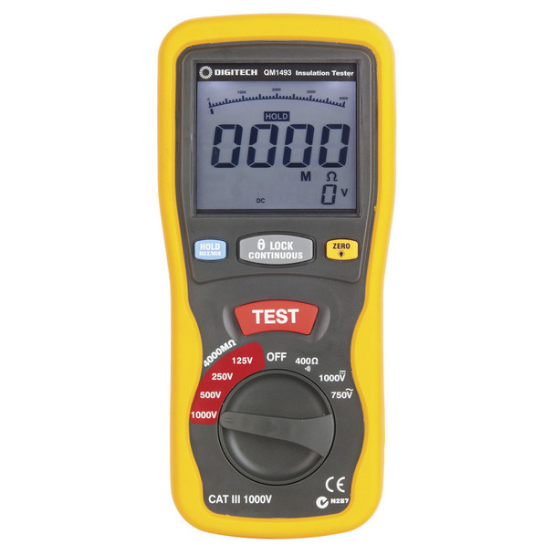 DIGITECH Cat III Insulation Tester/Multimeter