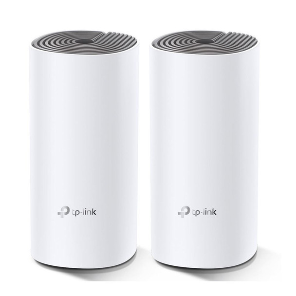 TP-Link Deco E4(2-pack) AC1200 Whole Home Mesh WiFi System~ 260sqm. Over 100 Devices Parental Controls