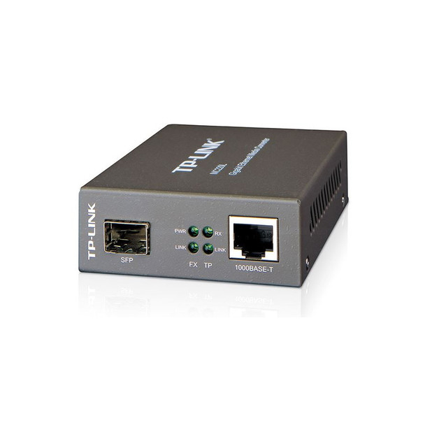 TP-Link MC220L Gigabit Single & Multi-Mode SFP Media Converter - IEEE 802.3ab/802.3z, 0.55km Multi-mode, 10km Single-Mode