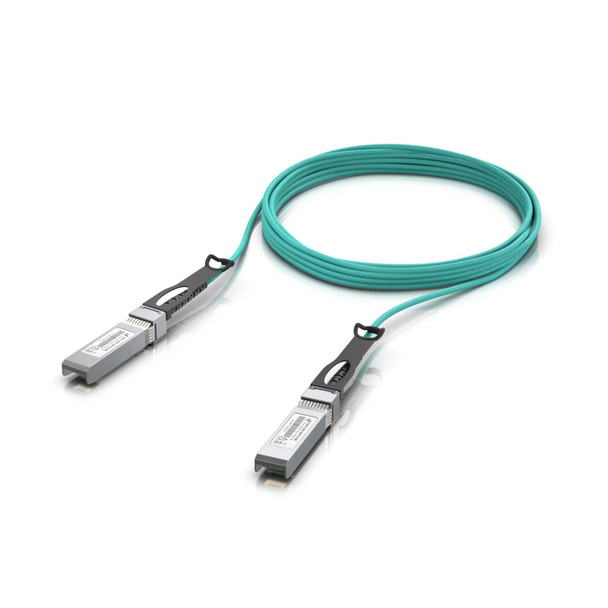 Ubiquiti 10 Gbps Long-Range Direct Attach Cable, UACC-AOC-SFP10-5M,5m Length, Long-range SFP+ Direct Attach Cable w 10 Gbps Maximum Throughput Rate.