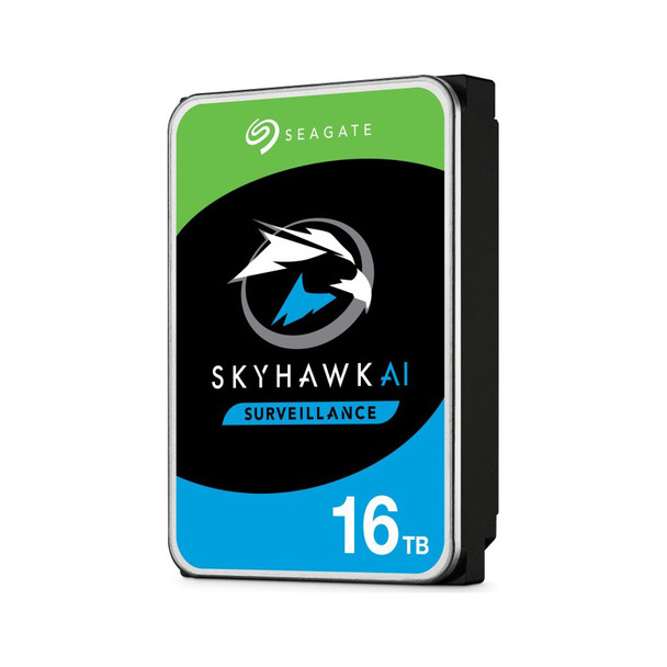 Seagate 16TB 3.5" SkyHawk AI Surveillance SATA HDD 256MB Cache, 7200RPM