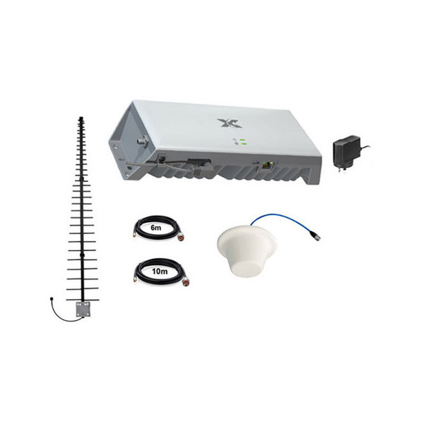 CEL-FI GO4 BUILDING REPEATER - CARRIER SWITCHED Building Pack LPDA 12/14dBi Dome Ceiling