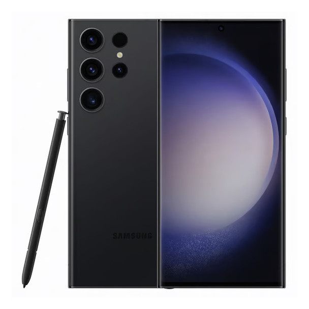 Samsung Galaxy S23 Ultra 5G 256GB - Phantom Black(SM-S918BZKAATS)*AU STOCK*,6.8',Quad HD+,120Hz,8GB/256GB,200MP/12MP,S Pen,Single SIM+eSIM,5000mAh,2YR