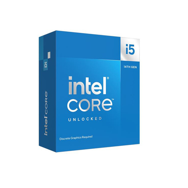 Intel i5 14600KF CPU 4.0GHz (5.3GHz Turbo) 14th Gen LGA1700 14-Cores 20-Threads 24MB 125W Graphic Card Required Unlocked Retail Raptor Lake no Fan