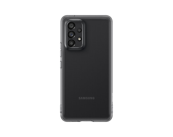 Samsung Galaxy A53 5G (6.5') Soft Clear Cover - Black(EF-QA536TBEGWW),Sleek and subtle,Battles against bumps and scratches,durable & flexible material