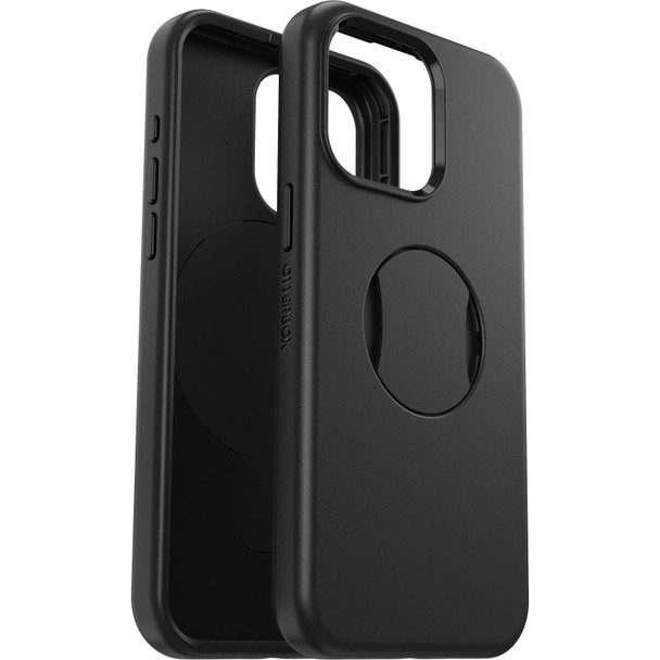 OtterBox OtterGrip Symmetry MagSafe Apple iPhone 15 Pro Max (6.7') Case Black - (77-93170), Antimicrobial, DROP+ 3X Military Standard