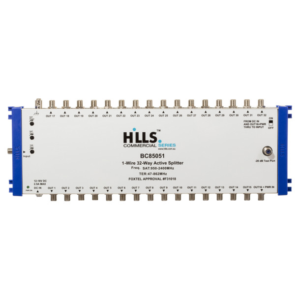 Hills Antenna BC85051 1-Wire 32-Way Active Splitter