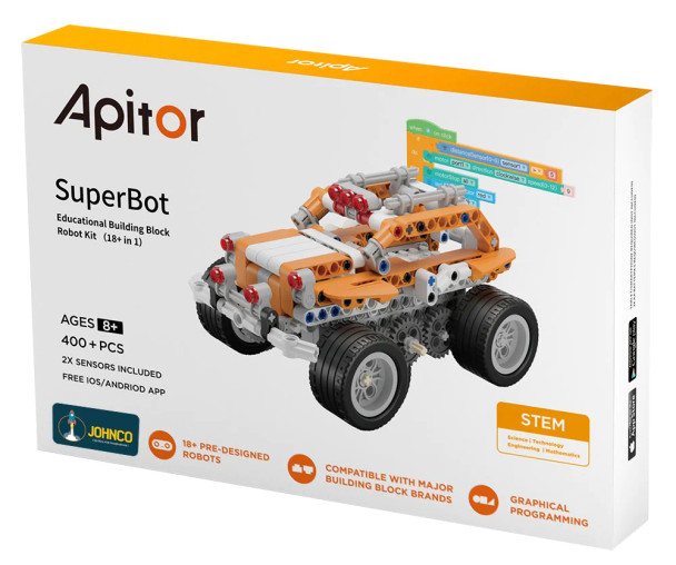 JOHNCO - Apitor - Superbot 400+PCS Educational Building Block