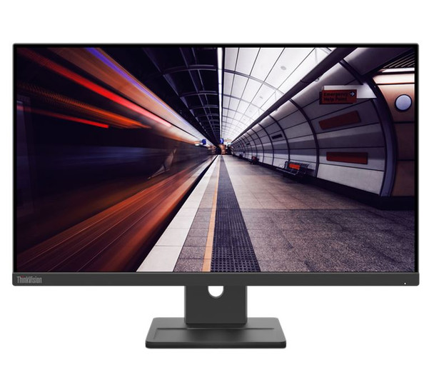 LENOVO ThinkVision E24-30 23.8"/24" 100Hz FHD IPS Monitor 1920x1080 16:9 4ms IPS Height Adjust Tilt Pivot Swivel HDMI DP VGA Speakers VESA ~62C7MAR4AU