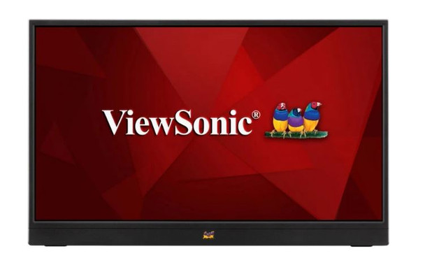 ViewSonic 16' IPS VA1655 FHD USB-C, Mini HDMI, Speakers Video Extension, vertical display, 53 degrees tilt, 1KG Ultra Portable Monitor, Mac OS