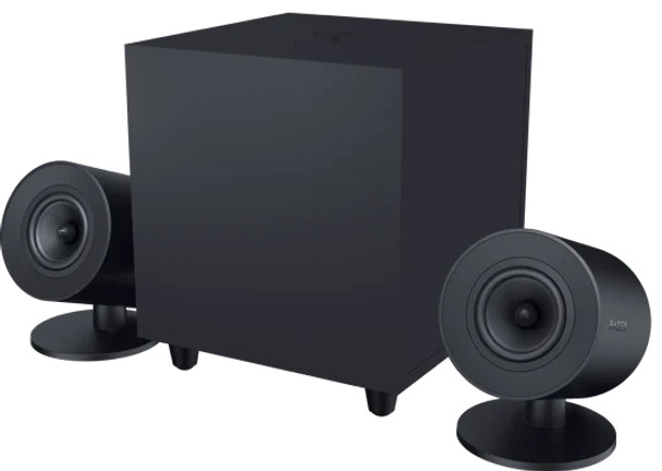 Razer Nommo V2-Full-Range 2.1 PC Gaming Speakers with Wired Subwoofer-US/CAN+AUS/NZ Packaging