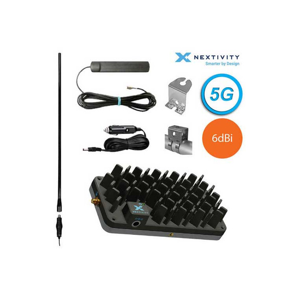 CEL-FI Roam R41 mobile repeater Vehicle Kit with 5G Mobile Antenna 7.5dBi