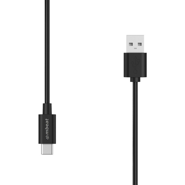 mbeat Prime 2m USB-C To USB Type-A 2.0 Charge And Sync Cable - High Quality/480Mbps/Fast Charging for Macbook Pro Google Chrome Samsung Galaxy H