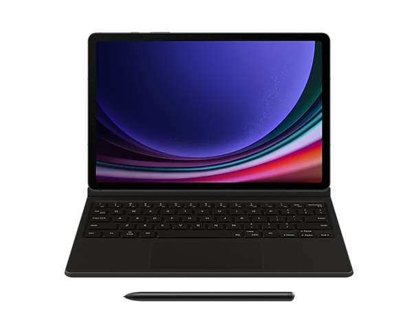 Samsung Galaxy Tab S9 (11') / Tab S9 FE (10.9') Book Cover Keyboard - Black (EF-DX715UBEGWW)*AU STOCK*, Wireless Keyboard Sharing, POGO Interface, 1YR