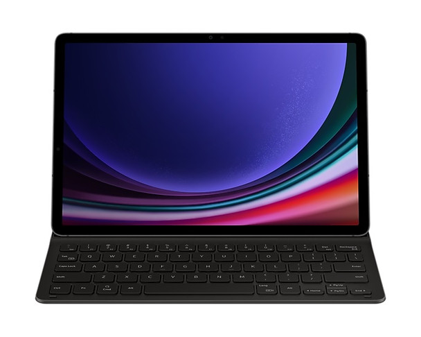 Samsung Galaxy Tab S9 (11') / Tab S9 FE (10.9') Book Cover Keyboard Slim - Black (EF-DX710UBEGWW)*AU STOCK*, Keys Quantity 65, Wireless Keyboard, 1YR.