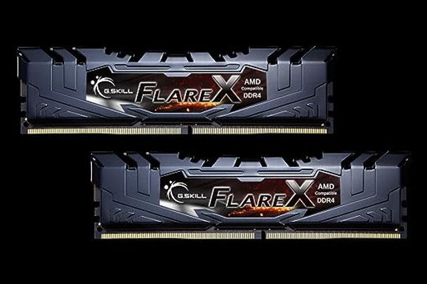 G.SKILL F4-3200C16D-16GFX 16GB (2 x 8GB)/ PC4-25600 / DDR4 3200 Mhz/ Timings 16-18-18-38/ Voltage 1.35V/ Flare X