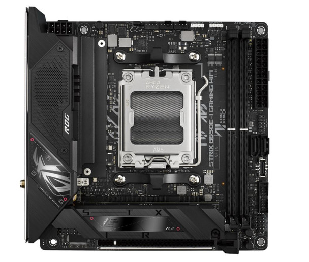 ASUS AMD B650E ROG STRIX B650E-I GAMING WIFI (AM5) Mini-ITX Motherboard  2x DDR5 64GB, 1 x PCIe 5.0 x16, 2 x M.2, 2 x SATA,Wi-Fi 6E,2.5Gb Ethernet